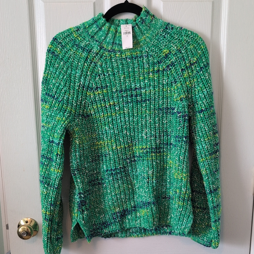 GAP Green Multicolor Women's Sweater - Small NWT
